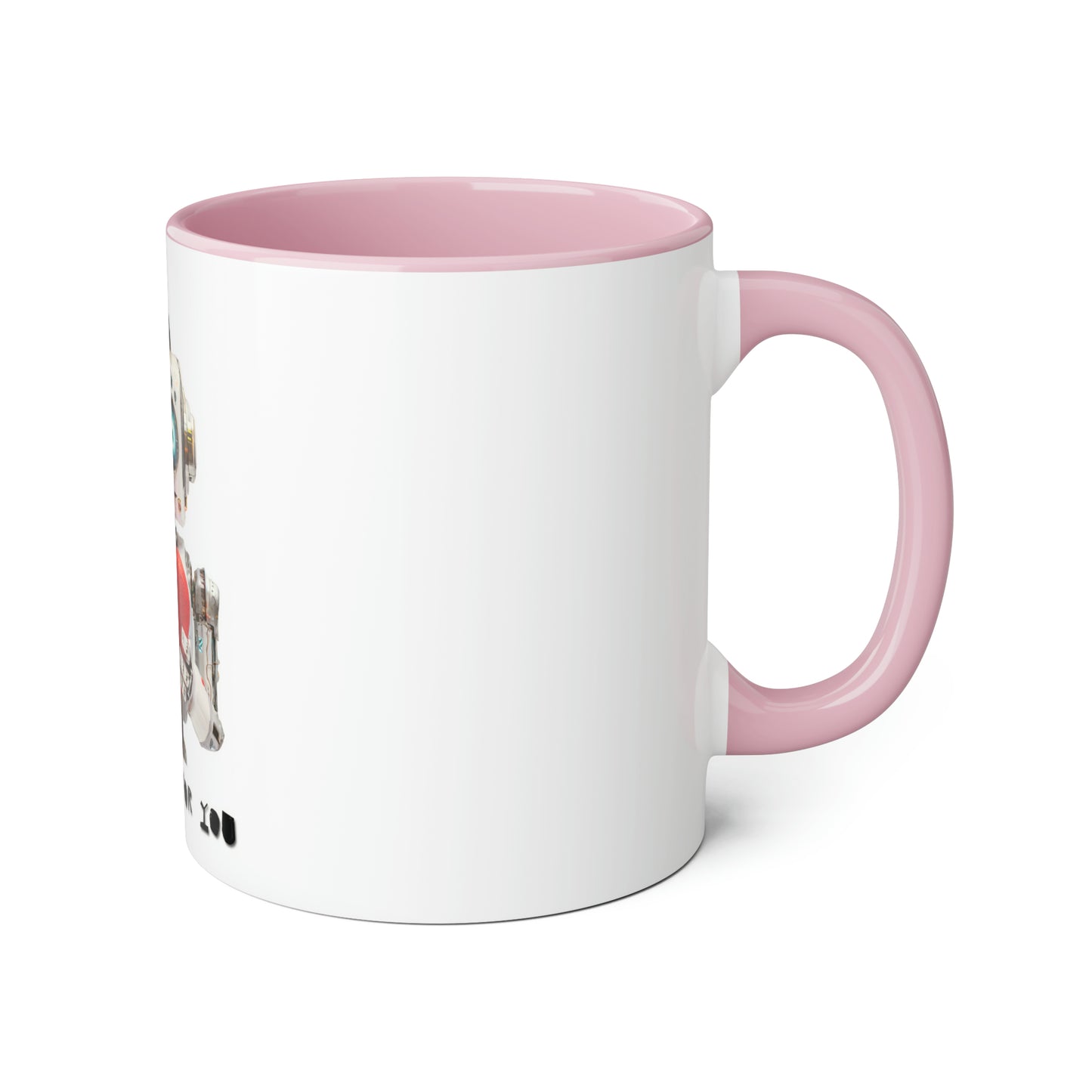 I made It For You Cute Robot Accent Mug