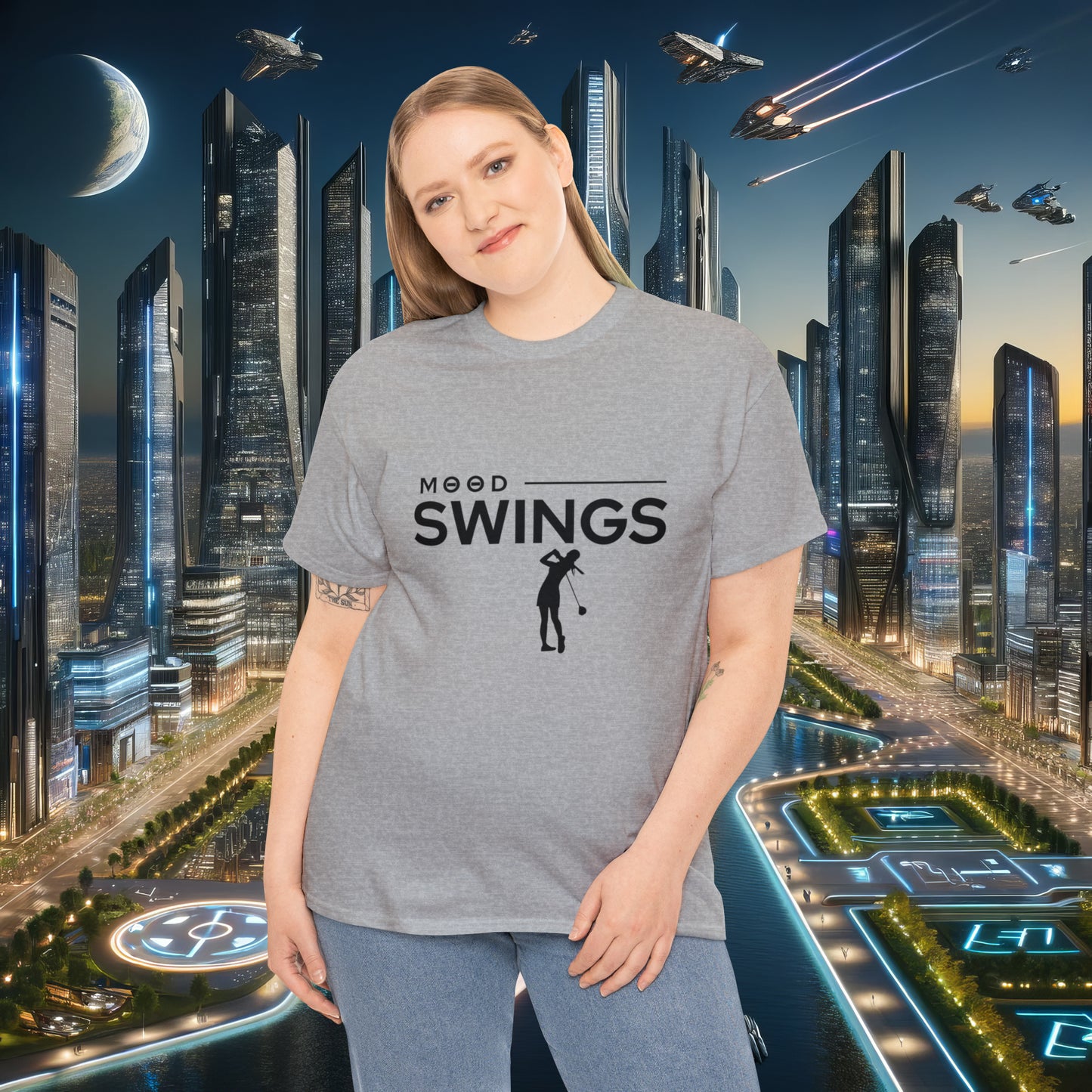 Mood Swings Unisex Cotton Tee