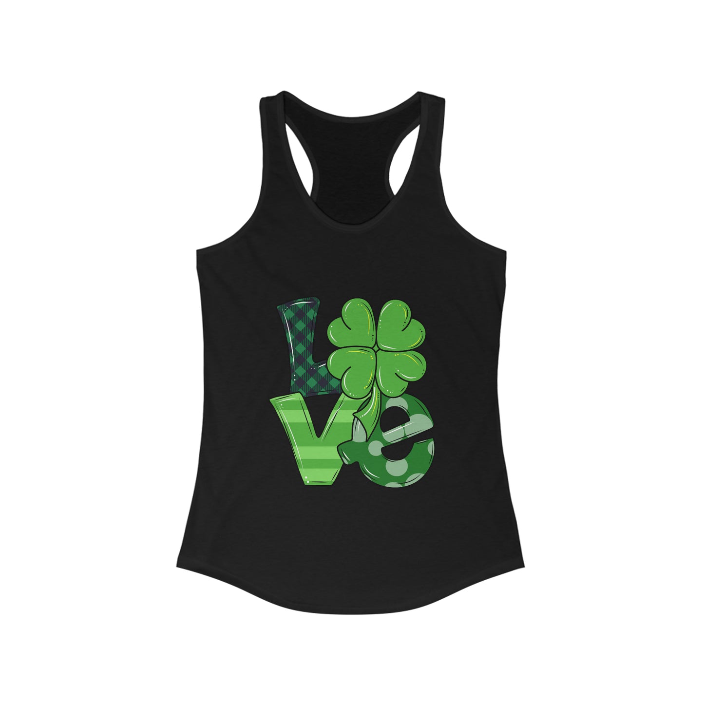 Love Women's Ideal Racerback Tank | St Patrick's Day