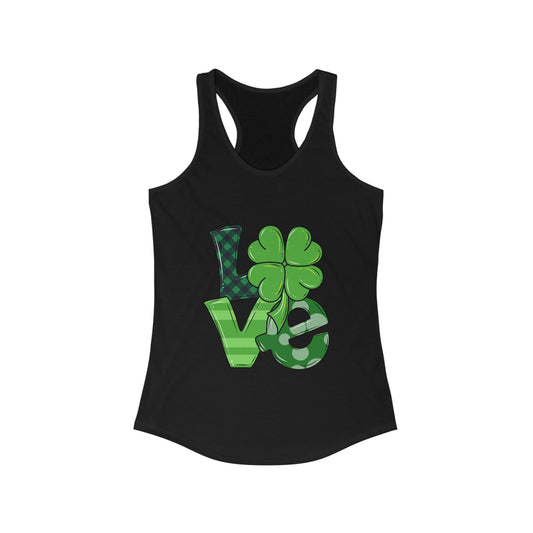 Love Women's Ideal Racerback Tank | St Patrick's Day