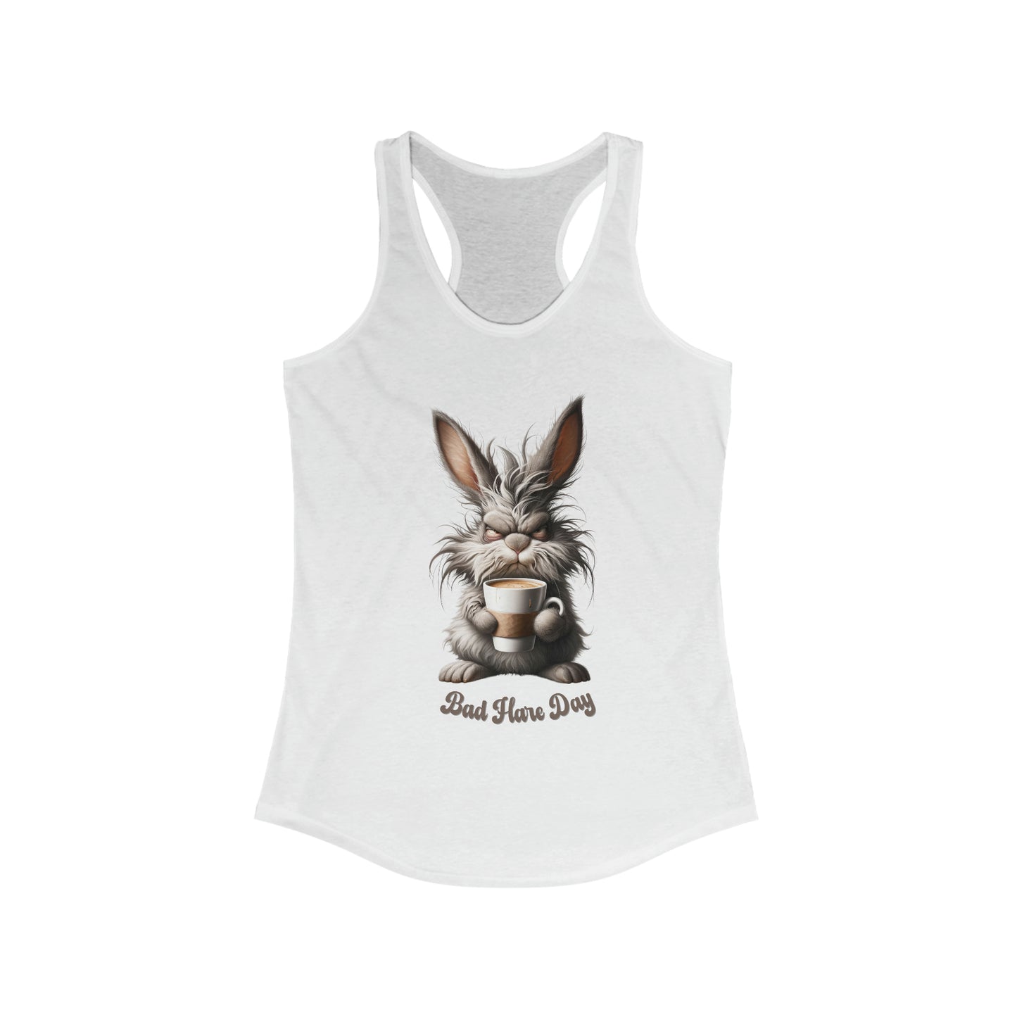 Bad Hare Day | Women's Ideal Racerback Tank