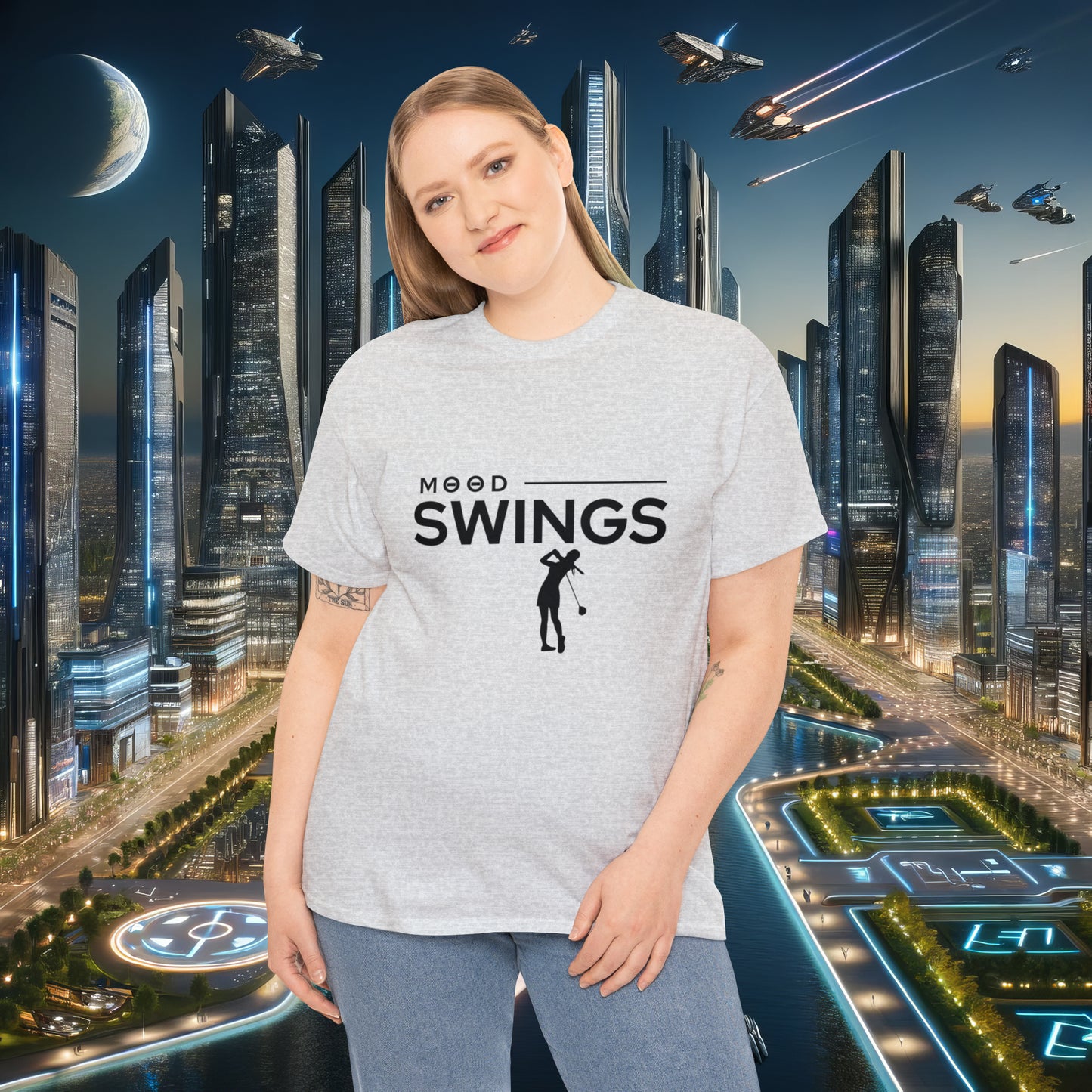 Mood Swings Unisex Cotton Tee