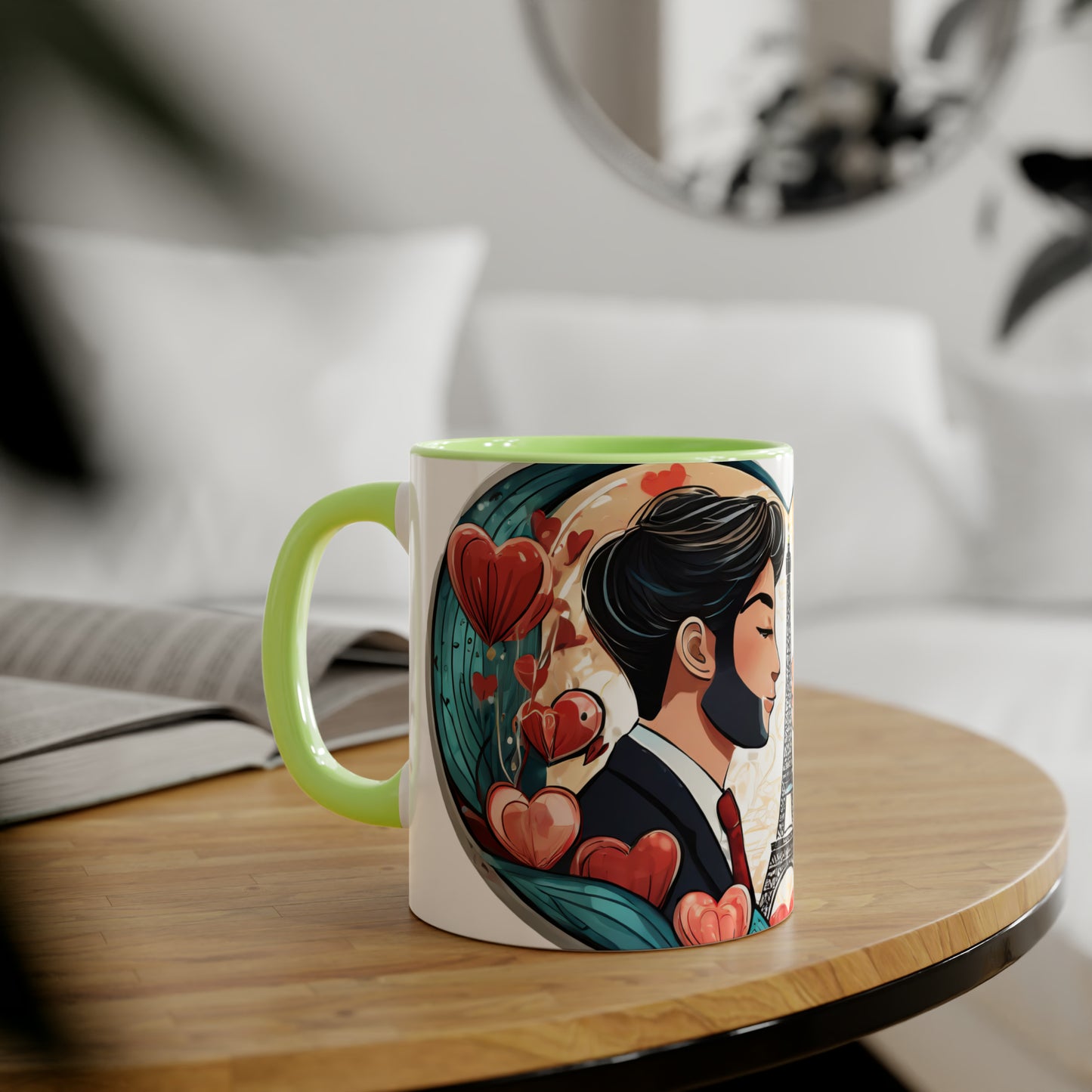 Lovers In Paris #3 Accent Mug